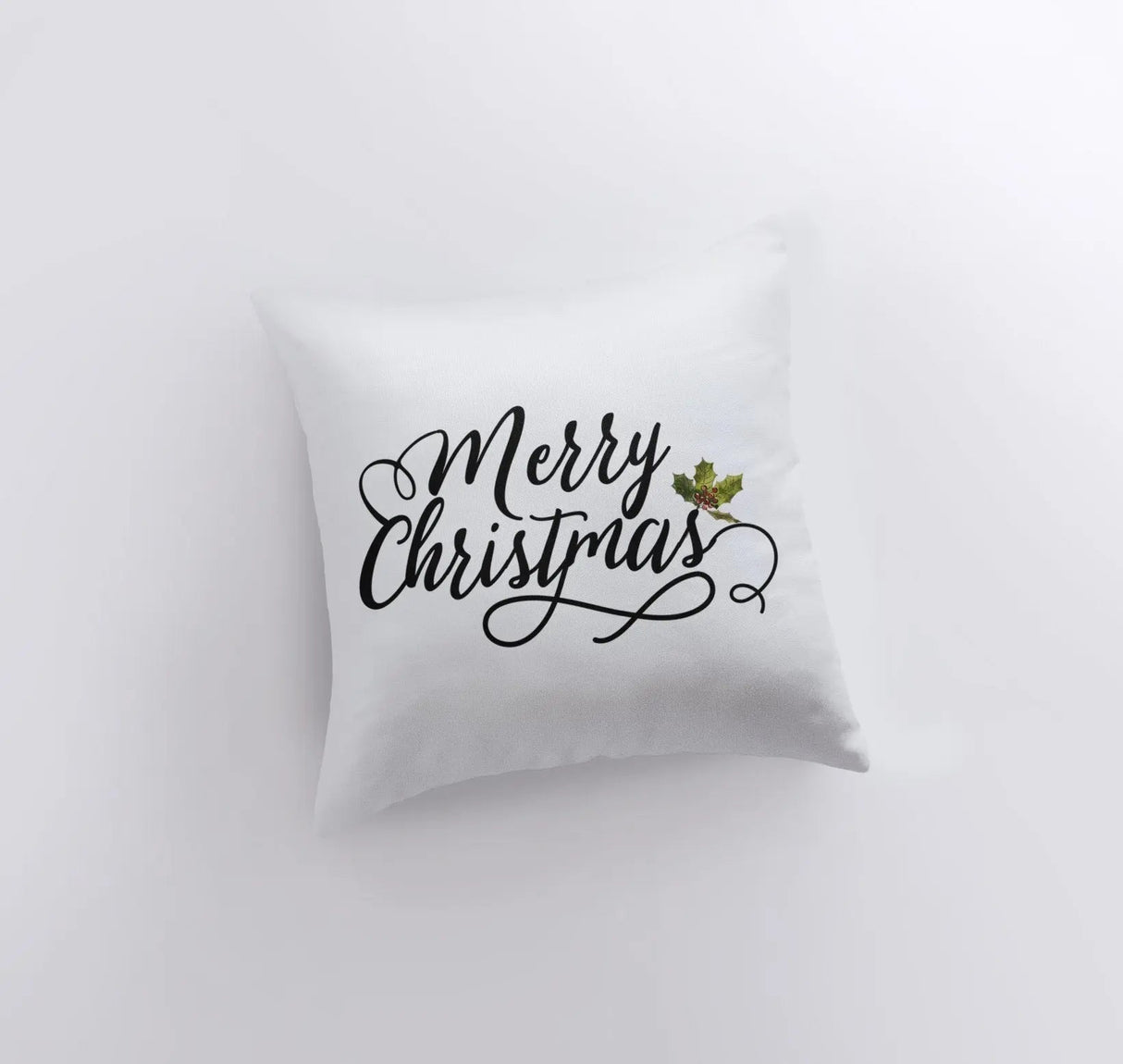 Merry Christmas | Mistletoe | Throw Pillow | Christmas Pillow | Home Decor | Christmas Pillow | Teacher Gift | New Home Gift | Grandma Gift | Mom Gift by UniikPillows