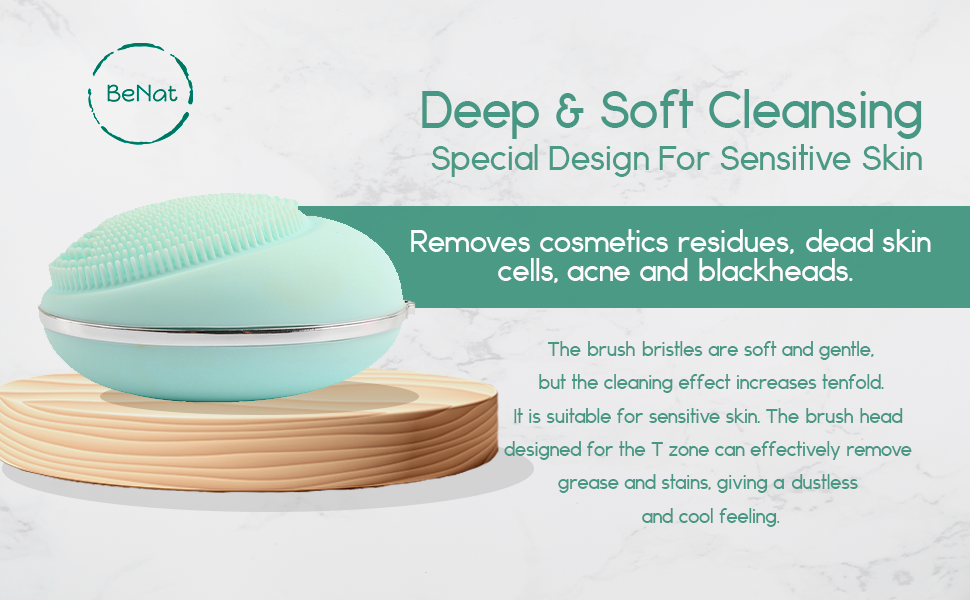 Electric Facial Cleansing Brush by BeNat