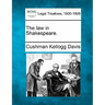 The Law in Shakespeare.