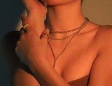 Micro Royal Rolo Chain Necklace by eklexic jewelry