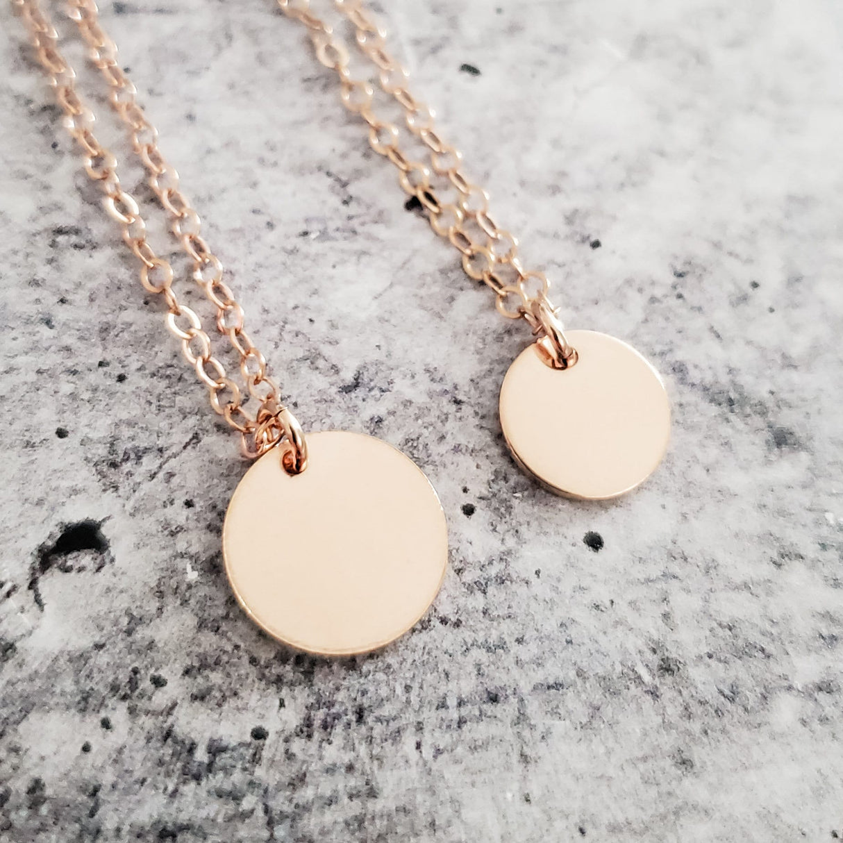 Minimalist Daisy Charm Necklace by Salt and Sparkle