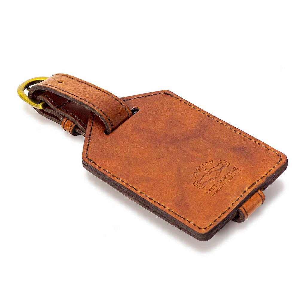 Campaign Leather Luggage Tag by Mission Mercantile Leather Goods