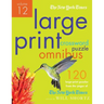 New York Times Large-Print Crossword Puzzle Omnibus Volume 12