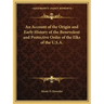 An Account of the Origin and Early History of the Benevolent and Protective Order of the Elks of the U.S.A.