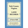 York County, Virginia Land Records, 1713-1729