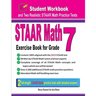 STAAR Math Exercise Book for Grade 7: Student Workbook and Two Realistic STAAR Math Tests