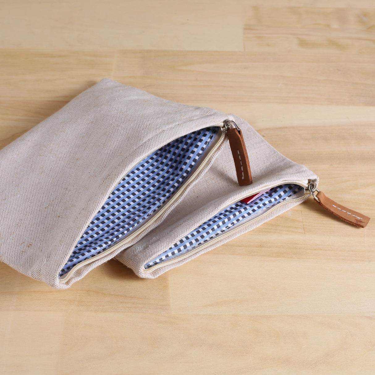 Modern Jute Pouch by ShoreBags