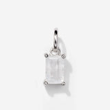 Moonstone June Birthstone Silver Charm by Little Sky Stone