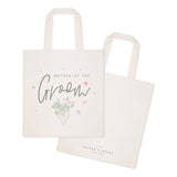 Floral Mother of the Groom Wedding Cotton Canvas Tote Bag by The Cotton & Canvas Co.