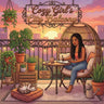 Cozy Girl's City Balcony: Relaxing Hygge Cute & Fun Coloring Book for Adults & Teens Easy Bold Line Designs of Urban Balcony Gardens, Apartment Plant