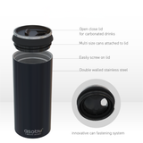 Sparkling Black Multi Can Cooler by ASOBU®