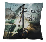 Music Lover | Life is the song love is the music | Pillow Cover | Home Decor | Throw Pillow | Gift | Music decor | Music Gifts by UniikPillows