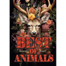 Best of Animals Coloring Book for Adults: Animals Coloring Book for Adults Grayscale Best of all Dogs, Cats, funny Animals, Flower Animals, Christmas