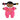 My 1st Doll in Hot Pink | African-American Soft Plush 8" Doll by The Bullish Store