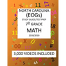 7th Grade NORTH CAROLINA EOGs, 2019 MATH, Test Prep: 7th Grade NORTH CAROLINA END OF GRADE 2019 MATH Test Prep/Study Guide
