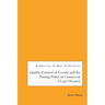 Quality Control of Goods and the Pricing Policy in Cameroon: A Legal Discourse