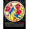 Amazing Flowers Stained Glass Coloring Books for adults: Mind Calming And Stress Relieving Patterns (Coloring Books For Adults)