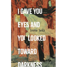 I Gave You Eyes and You Looked Toward Darkness