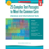 25 Complex Text Passages to Meet the Common Core: Literature and Informational Texts, Grade 3