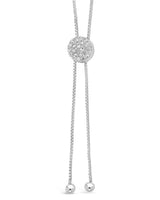 CZ Slider Bolo Necklace by Sterling Forever