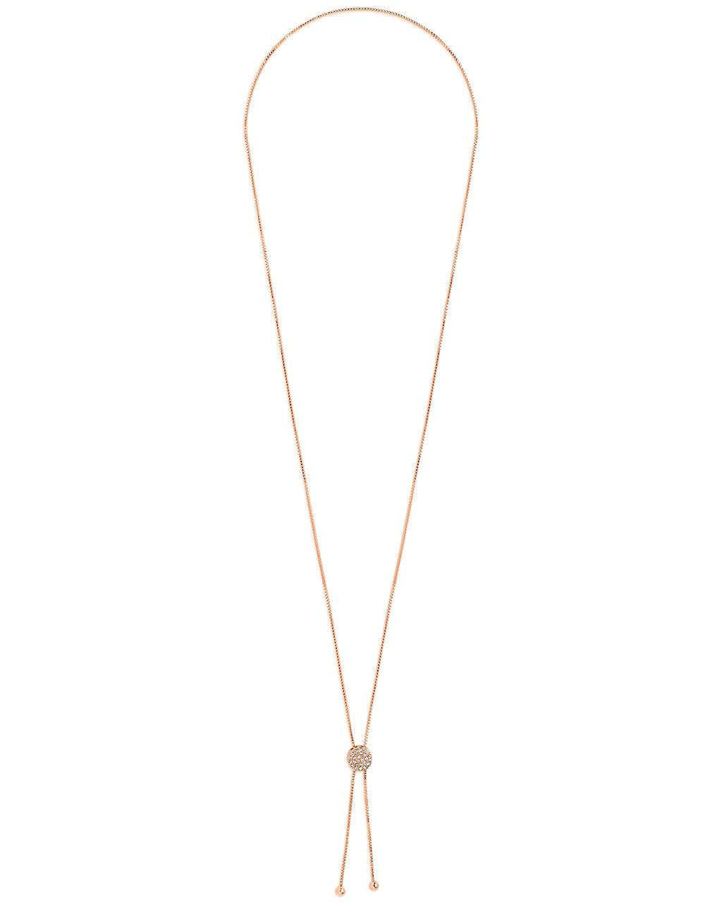 CZ Slider Bolo Necklace by Sterling Forever