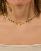 Catherine CZ & Chain Choker Necklace by Sterling Forever