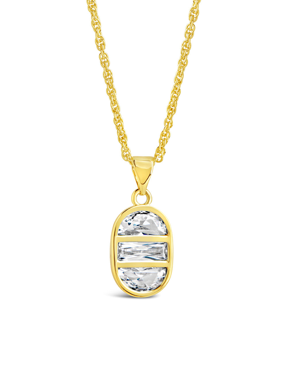 Soraya CZ Pendant Necklace by Sterling Forever