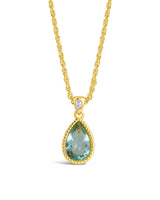 Ciana CZ Teardrop Pendant Necklace by Sterling Forever