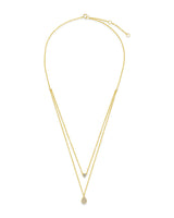 Sterling Silver Teardrop & CZ Layered Necklace by Sterling Forever