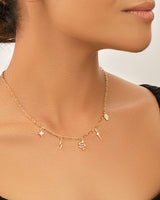 Juno CZ Celestial Charm Necklace by Sterling Forever