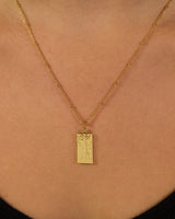 The Magician Tarot Card Necklace by Sterling Forever