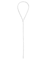 Chain Link Lariat Necklace by Sterling Forever