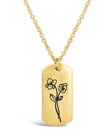 Birth Flower Pendant by Sterling Forever