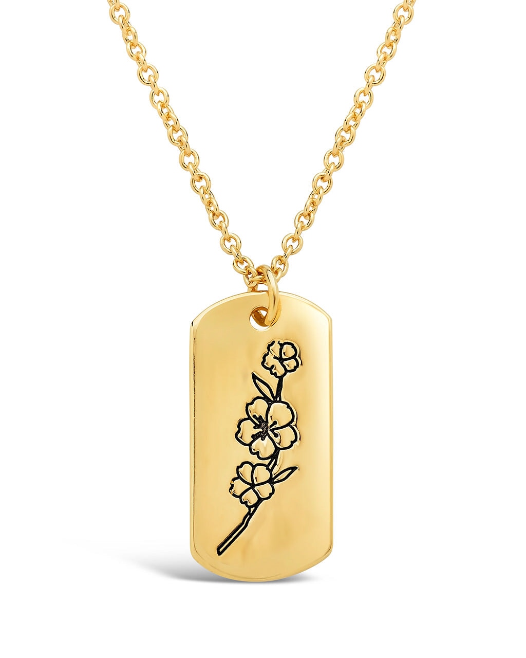 Birth Flower Pendant by Sterling Forever