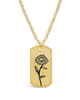 Birth Flower Pendant by Sterling Forever