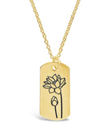 Birth Flower Pendant by Sterling Forever