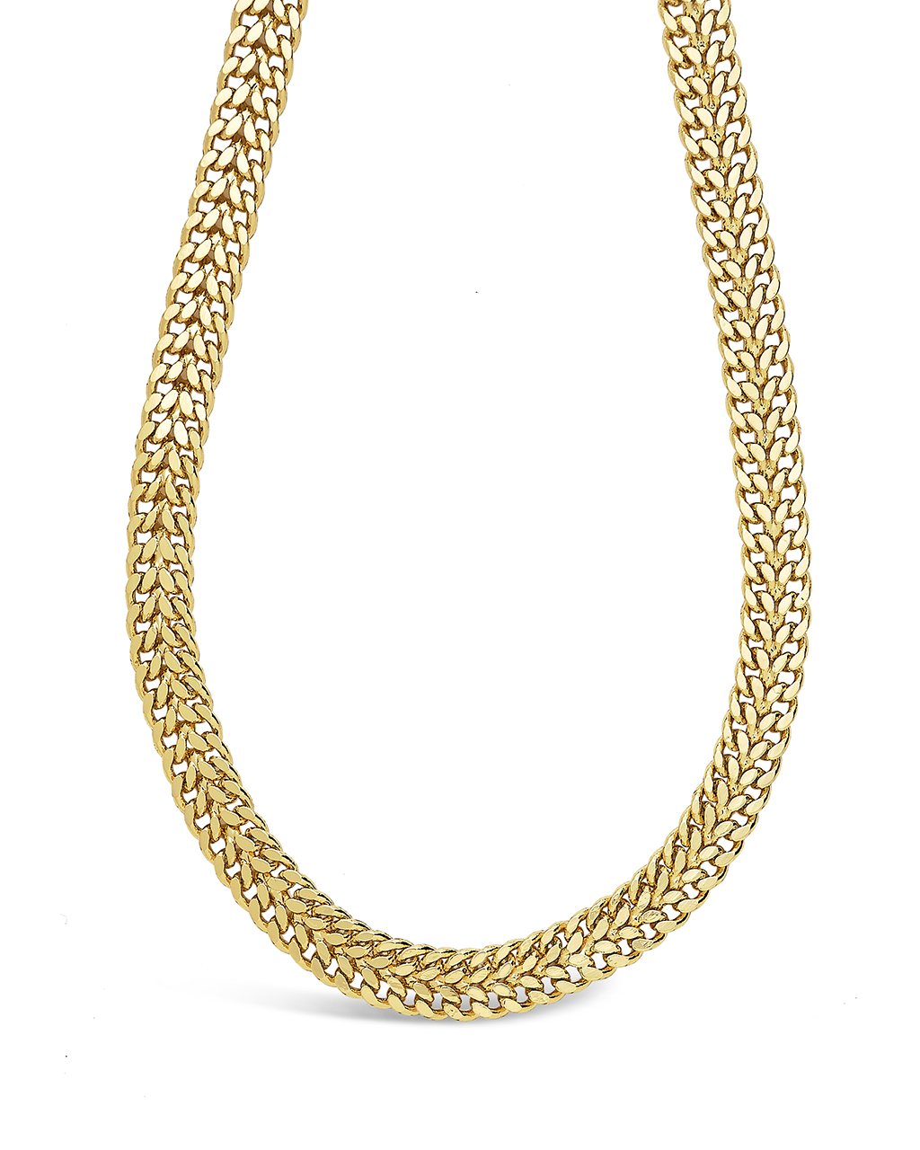 Flat Link Chain by Sterling Forever