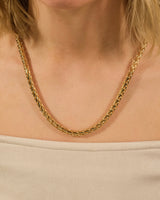 14K Gold Plated Wheat Chain Necklace by Sterling Forever