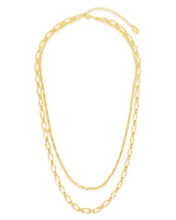 Isadora Layered Chain Necklace by Sterling Forever