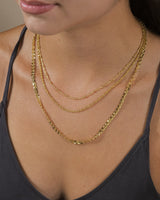 Lanora Layered Chain Necklace by Sterling Forever