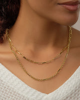 Shirin Layered Chain Necklace by Sterling Forever