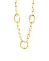 Ira Hammered Chain Necklace by Sterling Forever