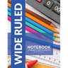 Wide Ruled Notebook - 5 Subject For Students