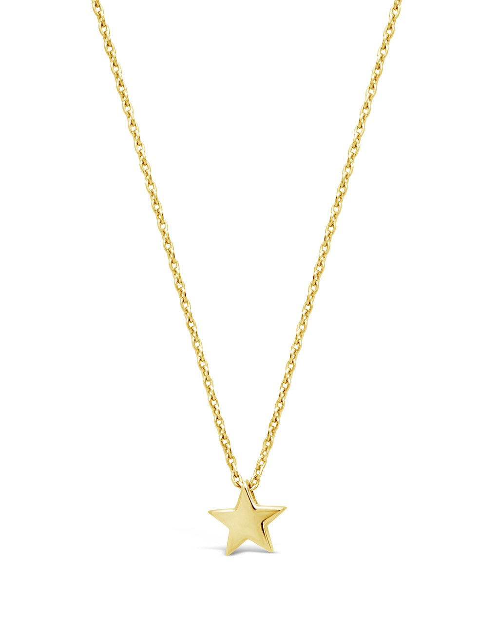 Sterling Silver Delicate Star Pendant Necklace by Sterling Forever