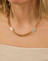 Pearl Chain Necklace by Sterling Forever