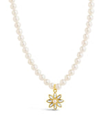 Esti CZ Beaded Pearl Necklace by Sterling Forever