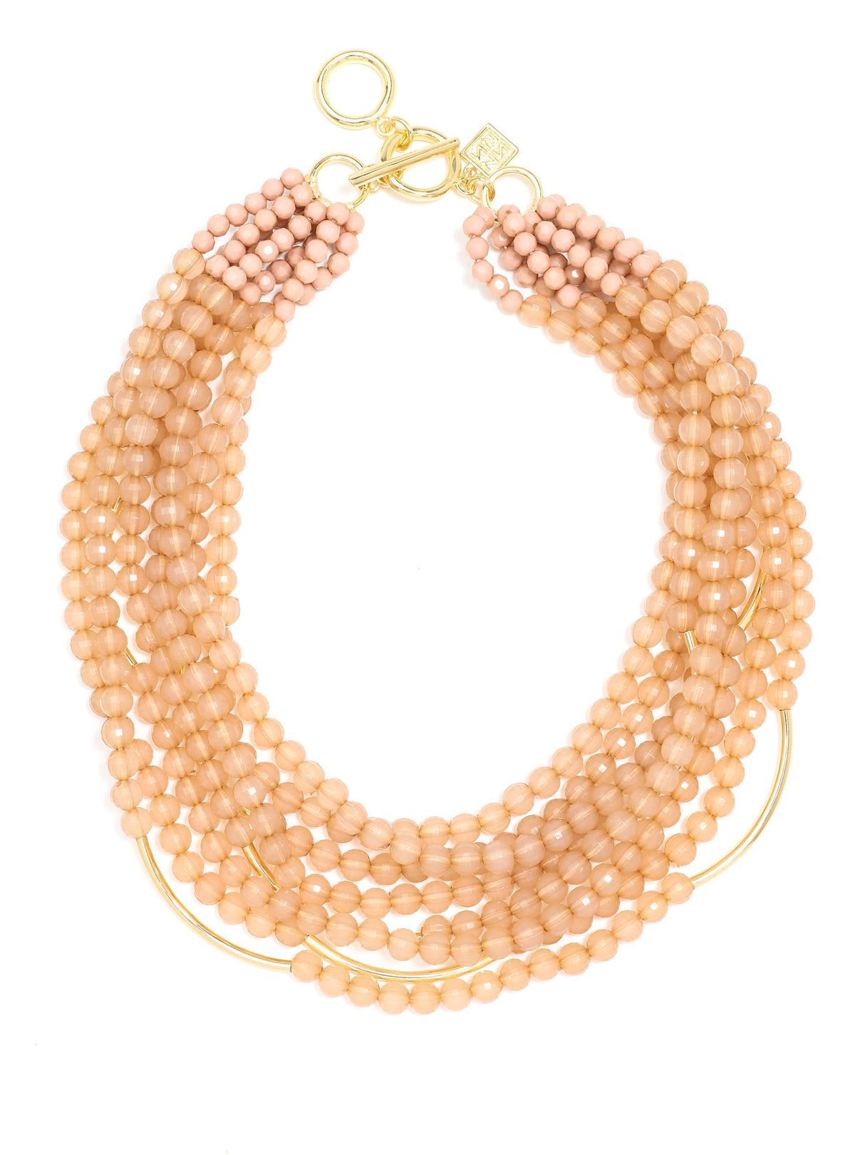 Catch The Wave Beaded Necklace by ZENZII