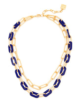 Lenna Layered Links Necklace by ZENZII