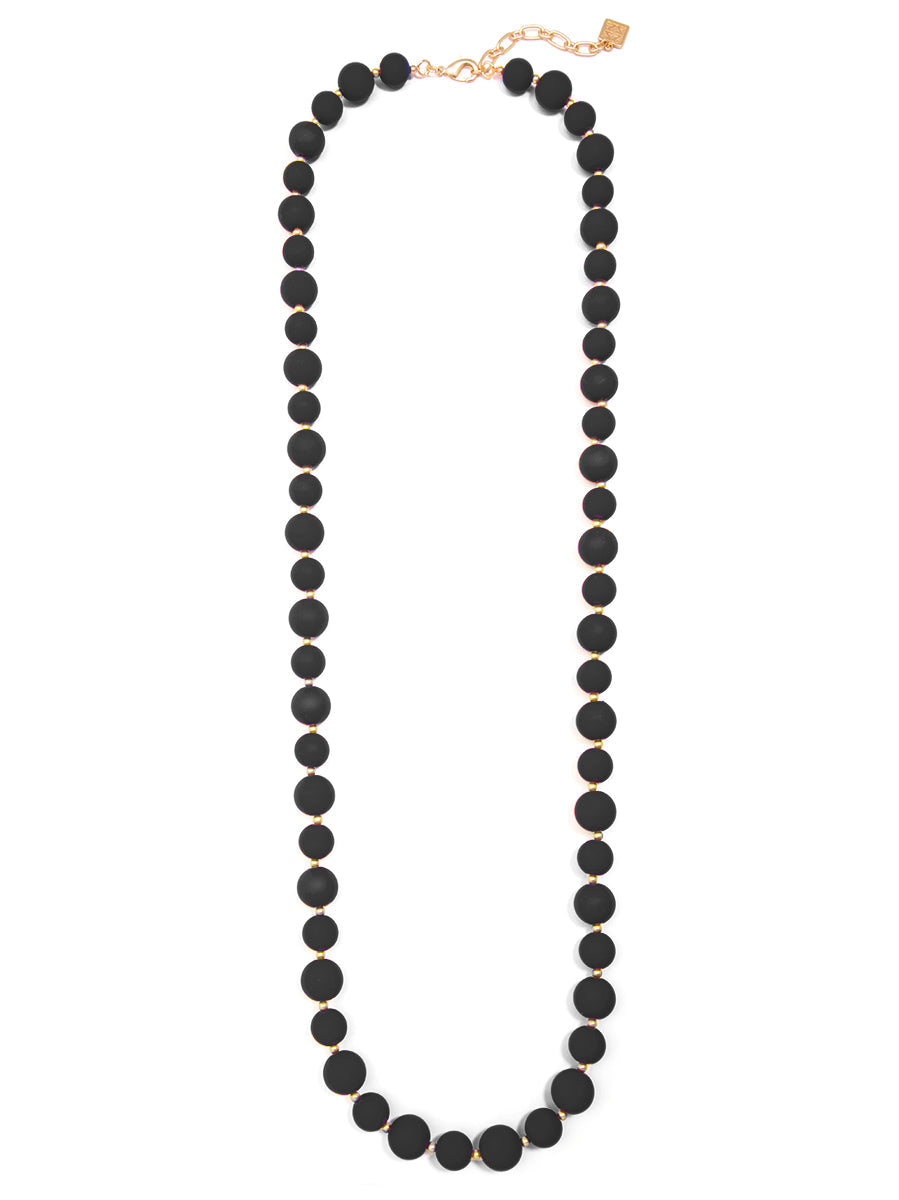 Madison Beaded Long Necklace by ZENZII