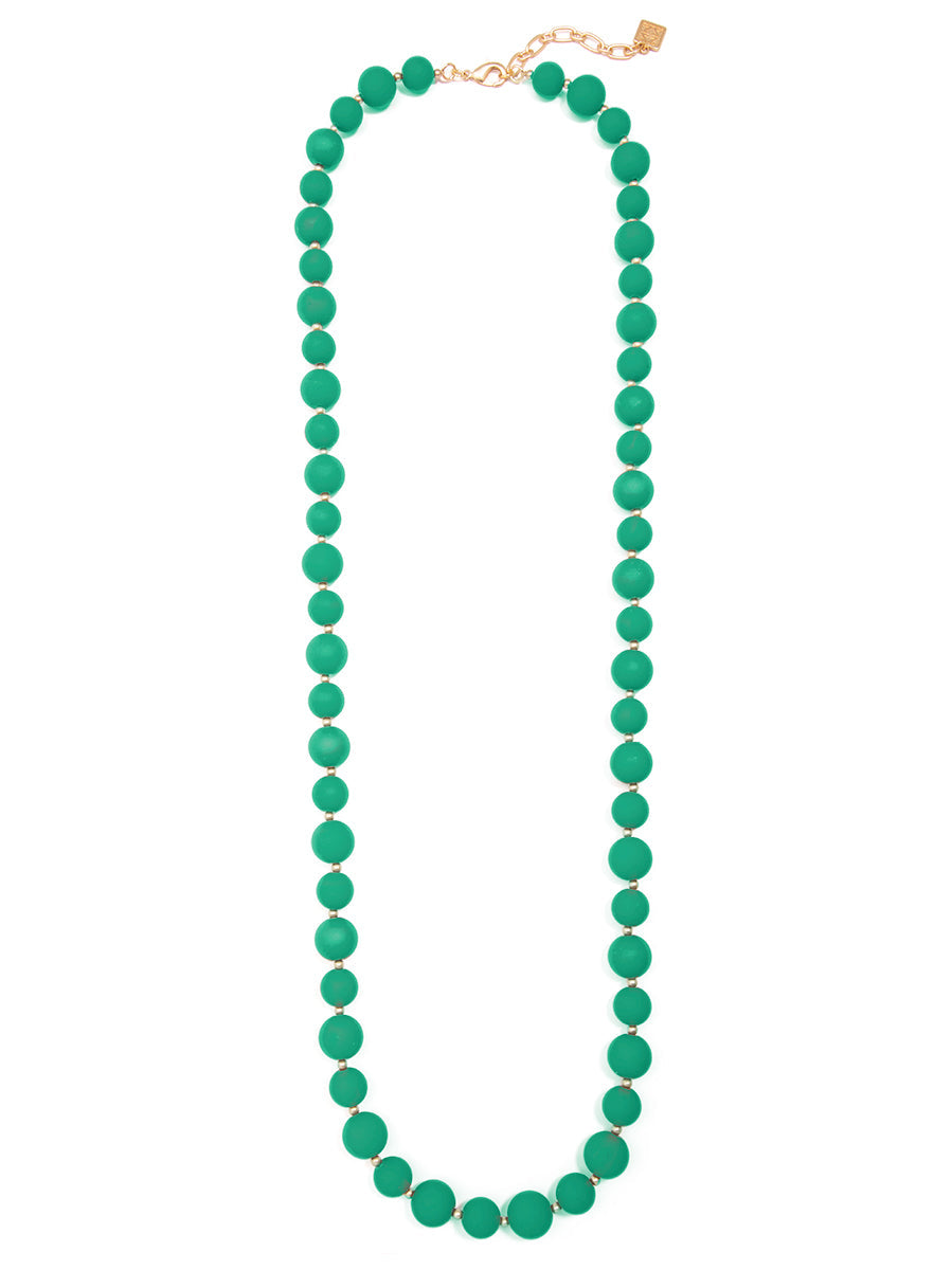 Madison Beaded Long Necklace by ZENZII